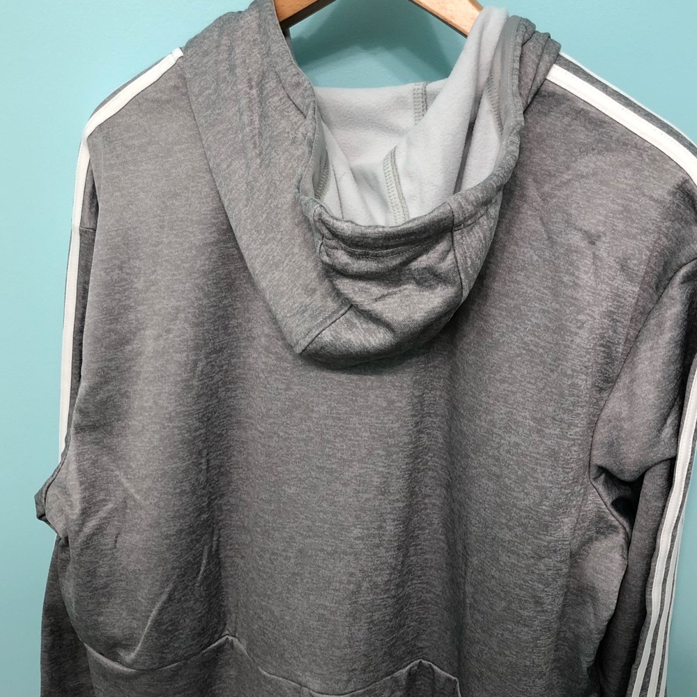 Men’s NWT Adidas Full Zip Sweatshirt With Hoodie - Picture 4 of 8